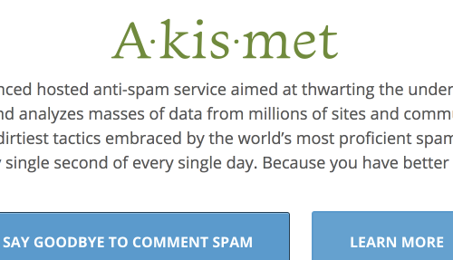 ¡Felicidades Akismet! o ¿Cómo hacer una web mejor eliminando SPAM?